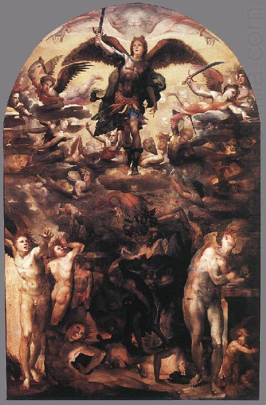 BECCAFUMI, Domenico Fall of the Rebellious Angels gjh china oil painting image